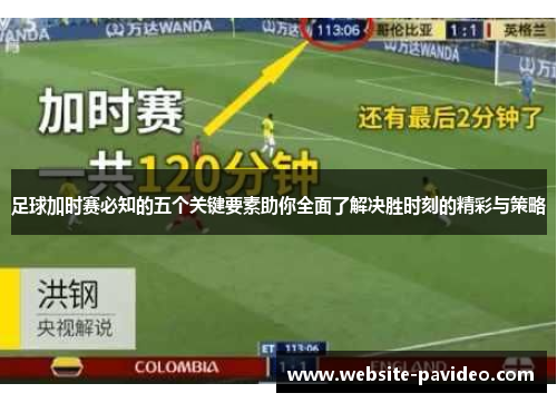 足球加时赛必知的五个关键要素助你全面了解决胜时刻的精彩与策略
