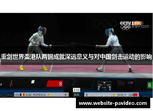 重剑世界盃港队两铜成就深远意义与对中国剑击运动的影响 重剑世界盃港队两铜成就深远意义与对中国剑击运动的影响
